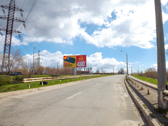 Щит 6x3,  Кайдацький міст – АЗС, розподілювач(в'їзд )