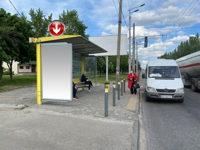 Зупинка 1.18x2.02,  Вул.Набережна Заводська, навпроти буд.97Б, перед вул.Ю.Кондратюка