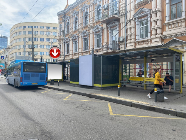 Зупинка 1.97x2.67,  Вул.Глінки, 15, біля бульв.Європейський (подвійна) -3-