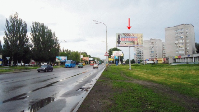 Щит 6x3,  вул.Дніпровська, 418, з центру