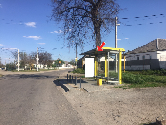 Зупинка 0.98x1.98,  Вул.Доблесна, біля буд.197