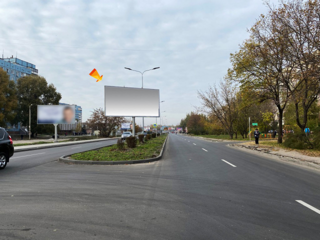Щит 6x3,  вул.Юрія Кондратюка, 11, розподілювач, бул.Рубіновий до вул. Наб. Заводська