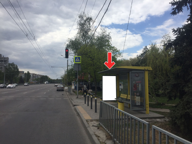 Зупинка 1.18x2.03,  Вул.Набережна Заводська, біля буд.98А