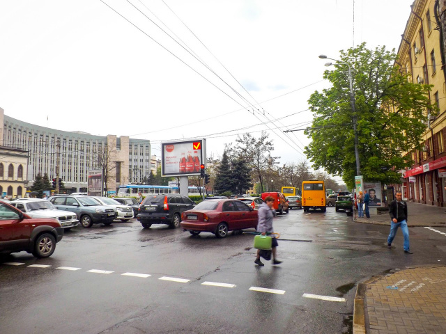 Скролл 4x3,  пр.Д.Яворницького – вул.Воскресенська, роллер 4х3