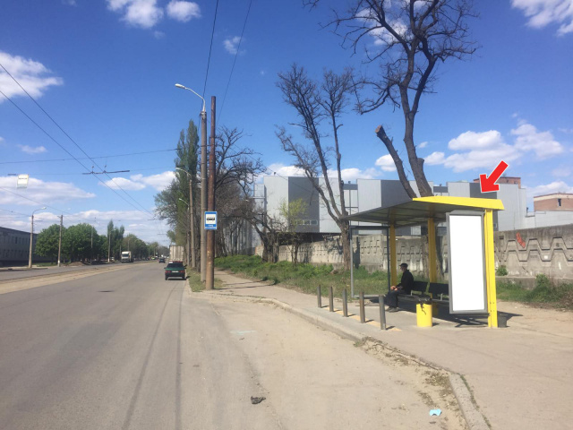 Зупинка 0.75x2.1,  Пр.Б.Хмельницького, біля буд.153А