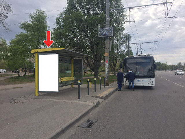Зупинка 1.18x2.03,  Вул.Набережна Заводська, біля буд.133