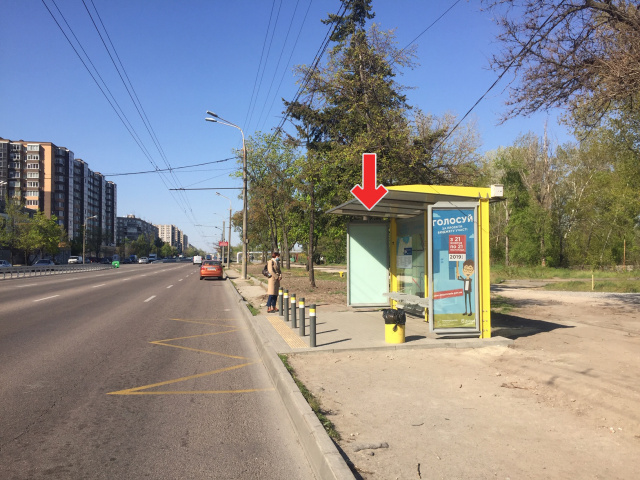 Зупинка 0.98x1.98,  Вул.Набережна Перемоги, біля буд.51