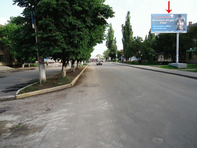 Щит 6x3,  вул.Полтавська, 158, из центра
