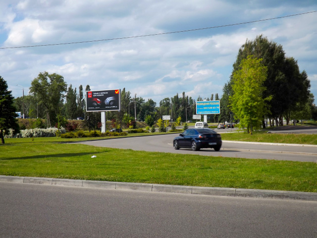 Беклайт 8x4,  вул.Сонячна Набережна, центральний міст, розподілювач, бек-лайт 8х4