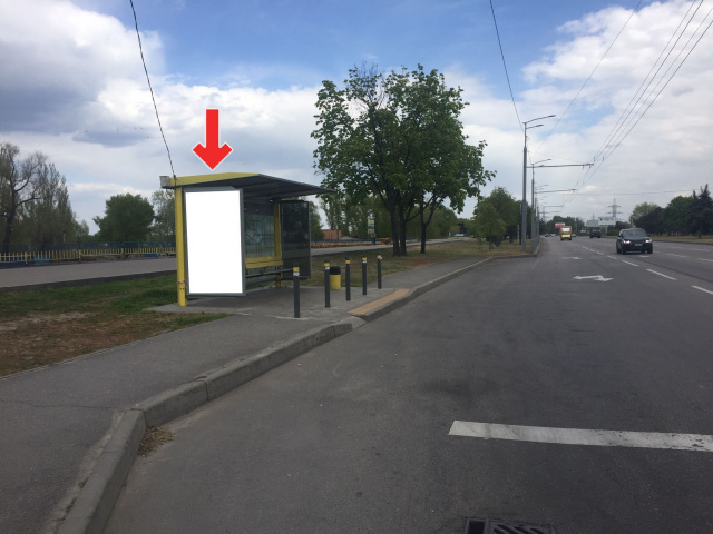 Зупинка 1.18x2.03,  Вул.Набережна Заводська, навпроти буд.80
