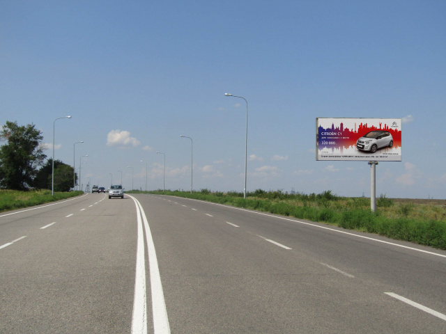Щит 6x3,  вул.Яснополянська – дорога з Аеропорту, 300 м від перехрестя.