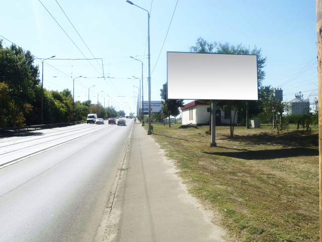 Щит 6x3,  пр.Мануйлівський, в'їзд на Амурський міст, до центру