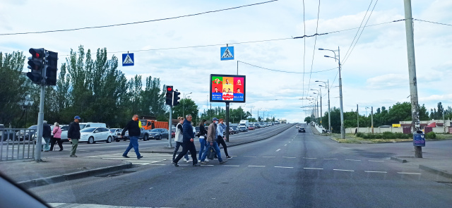 Цифрова панель 3.2x2.75,  просп. Слобожанський, в районі буд. 14 А