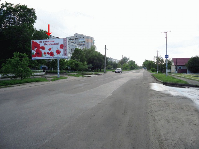 Щит 6x3,  вул.Степового Фронту, 36 біля "КАПИ", в центр