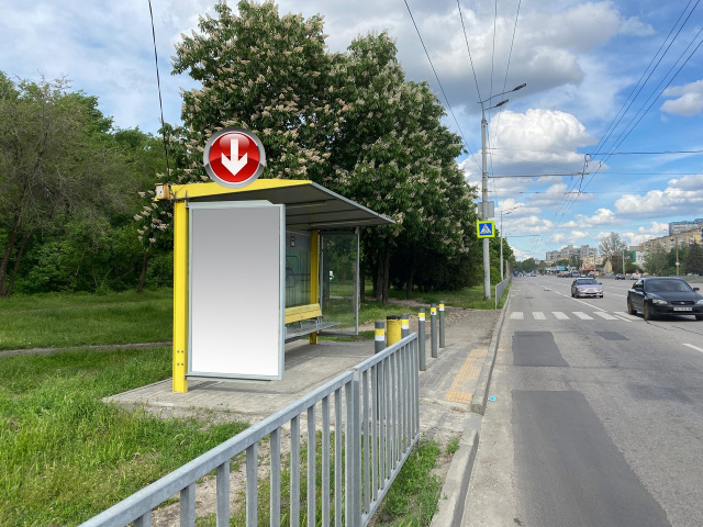 Зупинка 1.18x2.02,  Вул.Набережна Заводська, навпроти буд.133, перед вул.Метробудівська