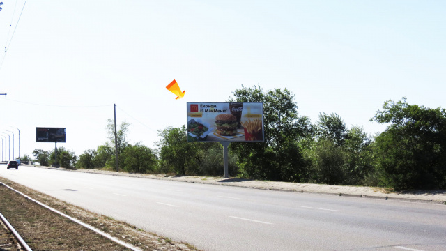 Щит 6x3,  Донецьке шосе – Кайдацький міст (в'їзд)