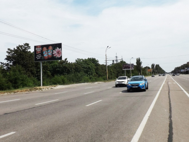 Щит 6x3,  Запорізьке шосе («Квіти Дніпропетровська»), оп.50