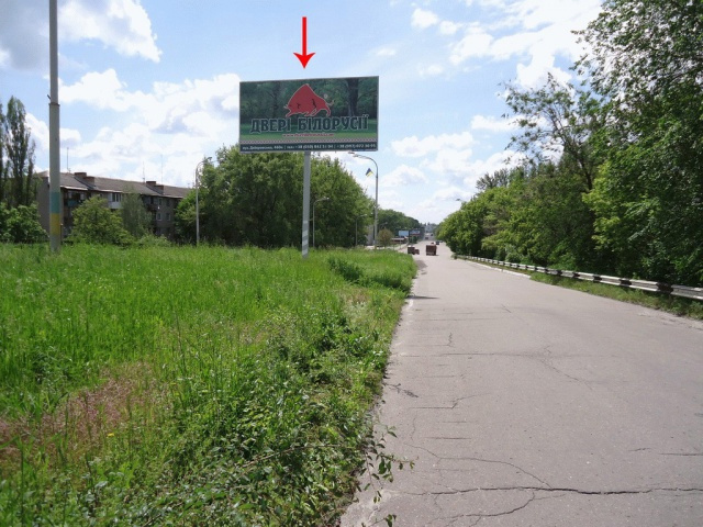 Щит 6x3,  вул.Дніпровська Виїзд на Донецьк, віадук, в центр