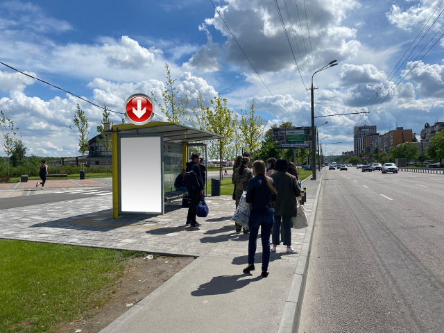 Зупинка 1.18x1.98,  Вул.Набережна Перемоги, навпроти буд.44/3, перед вул.Мандриківська
