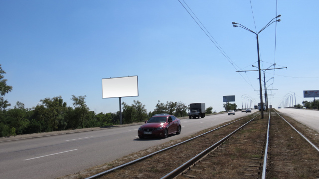 Щит 5.9x2.9,  Донецьке шосе – Кайдацький міст (з'їзд)
