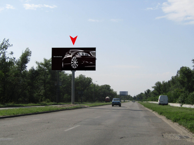 Щит 6x3,  Усть-Самарський міст. Направлення на Придніпровськ