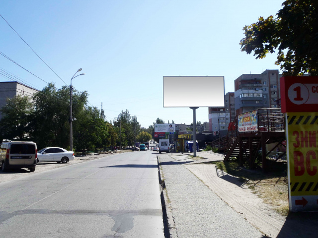 Щит 6x3,  вул.20-річчя Перемоги, 43 (ж-м Придніпровськ), біля "АТБ-маркет", з центру