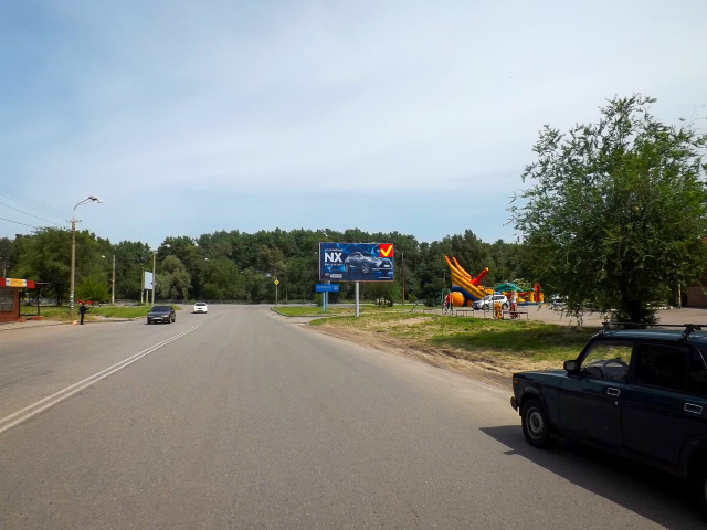 Щит 6x3,  вул.Метробудівська, 1, ресторан "Багряні Вітрила"