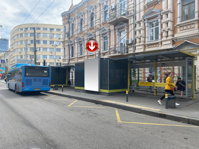 Зупинка 2.1x2.3,  Вул.Глінки, 15, біля бульв.Європейський (подвійна) -3-