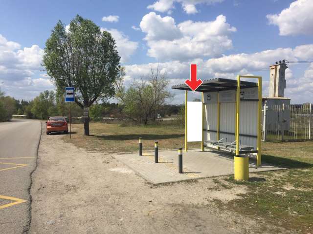 Зупинка 0.65x1.4,  Вул.Окська, навпроти буд.12В