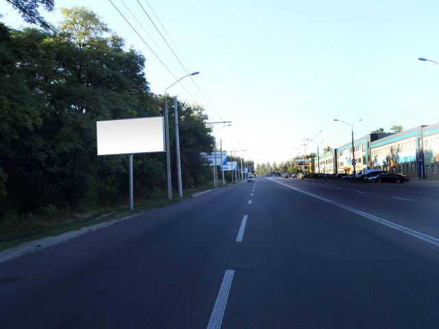 Щит 6x3,  Запорізьке шосе, навпроти буд. 80, заїзд у місто
