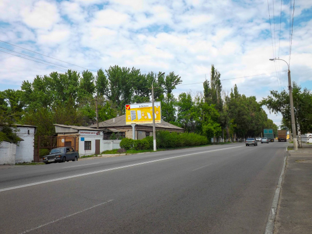 Щит 6x3,  вул.Космічна – Запорізьке шосе